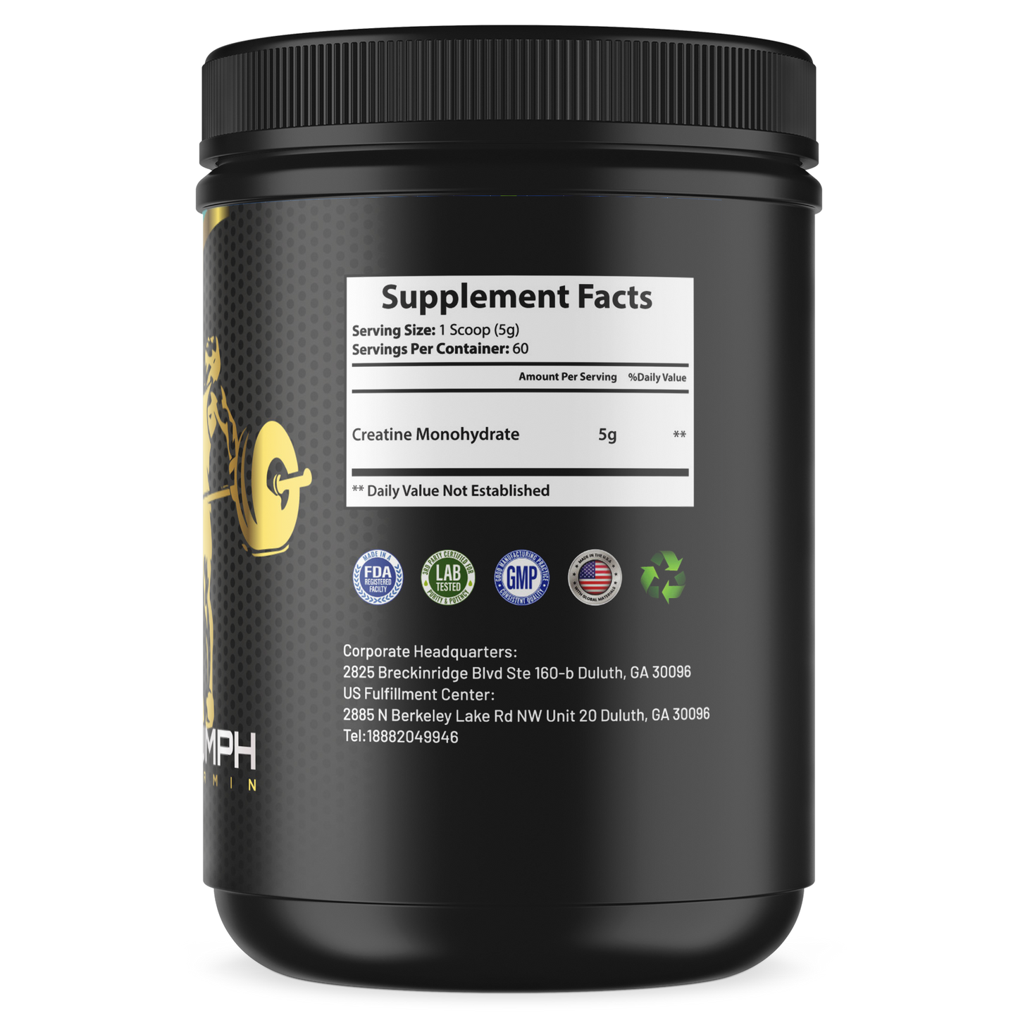CREATINE MONOHYDRADE POWDER 300g