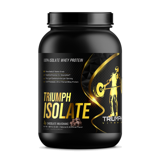 TRIUMPH VITAMIN 2lb 100% Whey Isolate Chocolate – 31 serv.