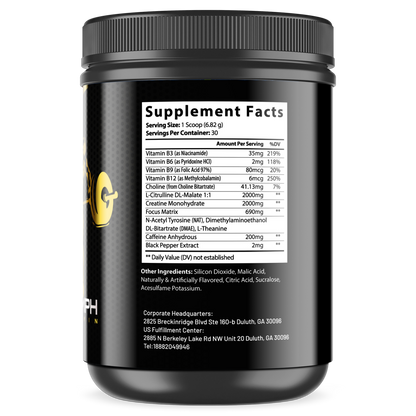 Pre-Workout (Fruit Punch)