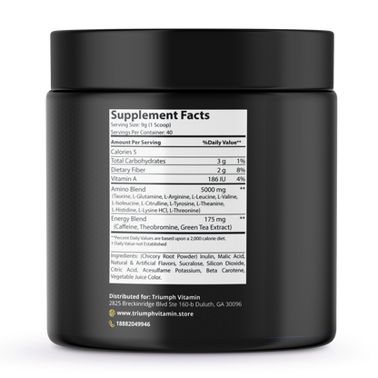 Energized Aminos Peach Mango